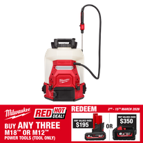 Milwaukee M18 Switch Tank Backpack Chemical Sprayer 15L 18V - Bare Tool
