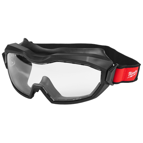 Milwaukee High profile Vented Goggles Clear