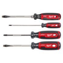 Milwaukee Screwdriver Set USA Made Cushion Grip 4pc