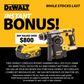 DeWalt XR Cordless Combo Kit Brushless 6pc 18V 5Ah with Bonus
