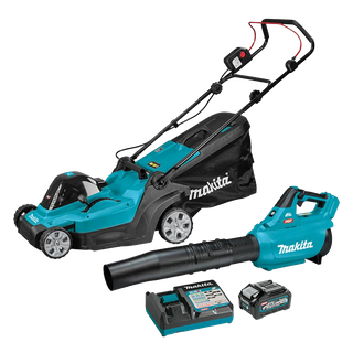 Makita XGT Cordless Lawn Mower & Blower 40V 4Ah