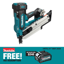 Makita XGT Cordless Framing Nail Gun Brushless 40V - Bare Tool