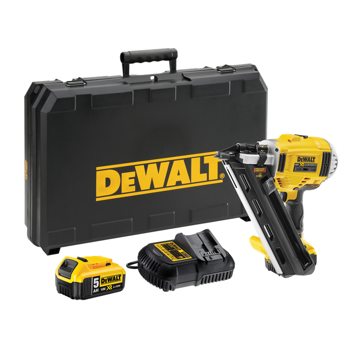 DeWalt Cordless Framing Nailer Brushless Rapid Cycle 18v 5Ah