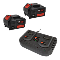 XHD Lithium Cordless Starter Kit Dual Charger 18V 2x 3Ah