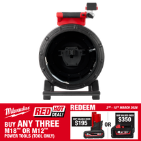 Milwaukee M18 Flexible Pipeline Inspection Reel 30m 18V - Bare Tool
