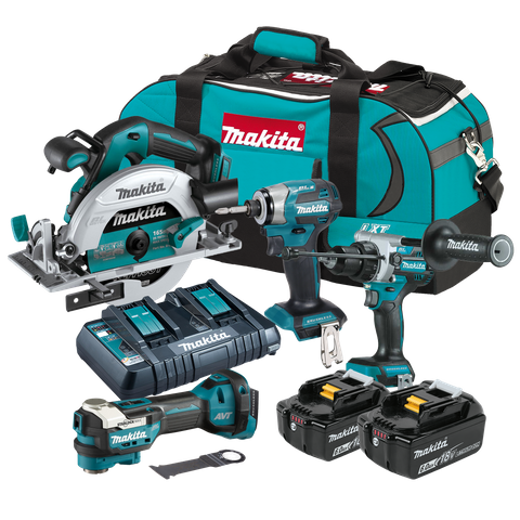 Makita LXT Cordless Brushless Combo Kit 4Pc 18V 6Ah