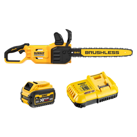DEWALT FLEXVOLT Chainsaw Brushless 45cm/18in 54V 6Ah