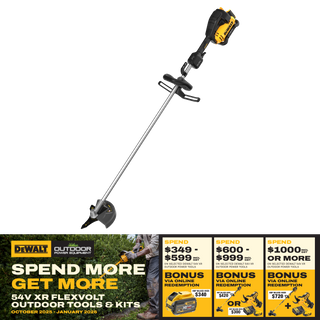 DeWalt FLEXVOLT Brush Cutter D-Handle 25cm 54V - Bare Tool