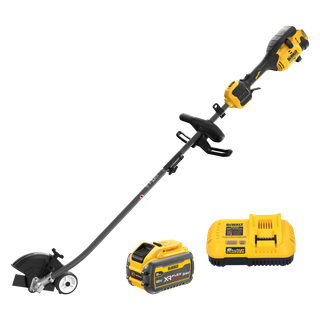 DEWALT FLEXVOLT Cordless Split Boom Power Head with Edger Attachment 54V 9Ah