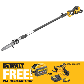 DEWALT FLEXVOLT Pole Saw 3.5m Telescopic 25cm 54V - Bare Tool