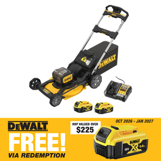 DEWALT Lawn Mower 21in/530mm 36V (2x 18V) 5Ah