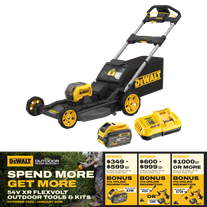 DeWalt FLEXVOLT Lawn Mower 21in/530mm 54V 9Ah