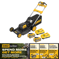 DeWalt FLEXVOLT Lawn Mower 21in/530mm Self Propelled 2 x 54V 15Ah