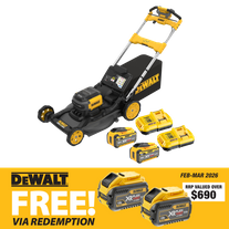 DEWALT FLEXVOLT Lawn Mower 21in/530mm Self Propelled 2 x 54V 15Ah