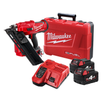 Milwaukee M18 FUEL Framing Nailer Brushless 18V 4Ah