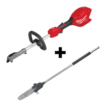 Milwaukee M18 FUEL QUIK-LOK Power Head 18V - Bare Tool + Pole Saw Attachment