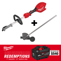 Milwaukee M18 FUEL QUIK-LOK Power Head 18V - Bare Tool + Edger Attachment