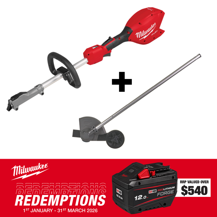 Buy Milwaukee M18 FUEL QUIK-LOK Power Head 18V Bare Tool Edger