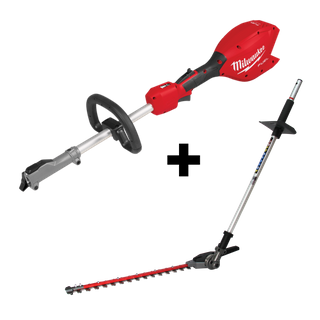 Milwaukee M18 FUEL QUIK-LOK Power Head 18V -Bare Tool + Hedge Trimmer Attachment