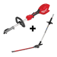 Milwaukee M18 FUEL QUIK-LOK Power Head 18V -Bare Tool + Hedge Trimmer Attachment