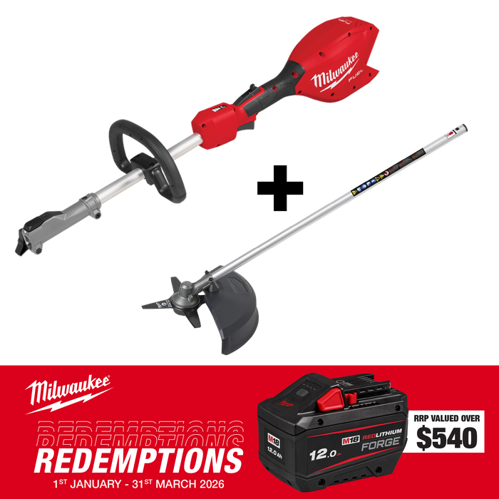 Buy Milwaukee M18 FUEL QUIK-LOK Power Head 18V Bare Tool Brush