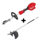 Milwaukee M18 FUEL QUIK-LOK Power Head 18V - Bare Tool + Brush Cutter Attachment