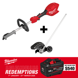Milwaukee M18 FUEL QUIK-LOK Power Head 18V -Bare Tool + Bed Redefiner Attachment