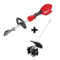 Milwaukee M18 FUEL QUIK-LOK Power Head 18V - Bare Tool + Cultivator Attachment