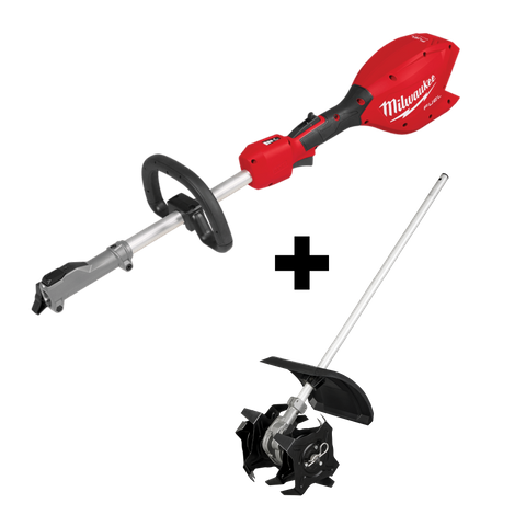 Milwaukee M18 FUEL QUIK-LOK Power Head 18V - Bare Tool + Cultivator Attachment