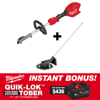 Milwaukee M18 FUEL QUIK-LOK Power Head + Recip Scissor Attachment with BONUS