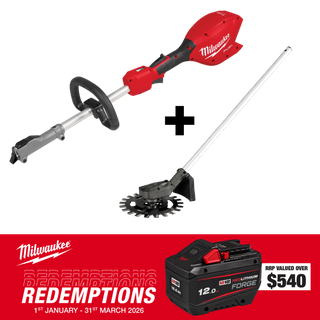 Milwaukee M18 FUEL QUIK-LOK Power Head 18V -Bare Tool + Recip Scissor Attachment