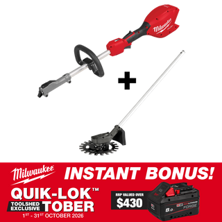 Milwaukee M18 FUEL QUIK-LOK Power Head + Recip Scissor Attachment with BONUS