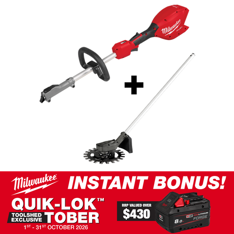 Milwaukee M18 FUEL QUIK-LOK Power Head + Recip Scissor Attachment with BONUS