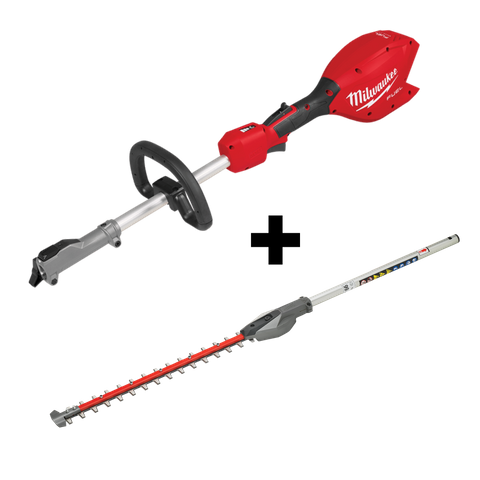 Milwaukee M18 FUEL QUIK-LOK Power Head 18V -Bare Tool + Short Trimmer Attachment