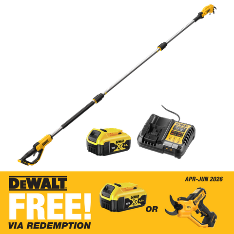 DEWALT Cordless Pole Pruner 18V 5Ah
