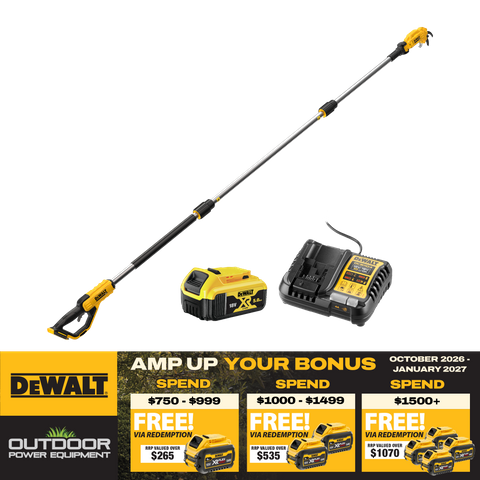 DEWALT Cordless Pole Pruner 18V 5Ah