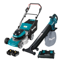 Makita LXT Cordless Lawn Mower & Blower 5Ah Kit
