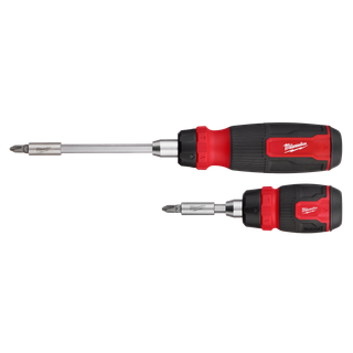 Milwaukee Multi Bit Ratcheting Screwdriver Set 2pc