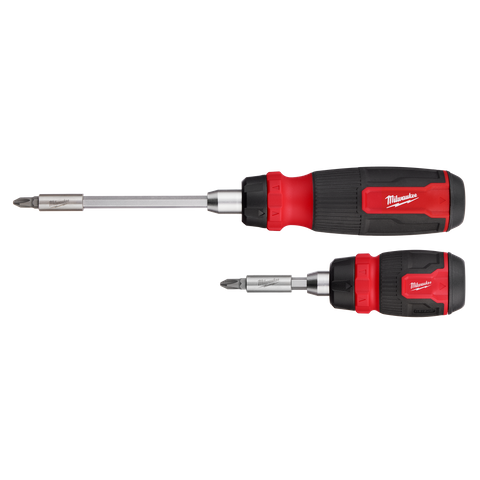 Milwaukee Multi Bit Ratcheting Screwdriver Set 2pc