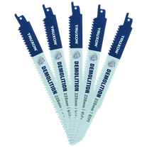 TRUXON Demolition Reciprocating Saw Blade Bi Metal 228mm 6TPI 5pk