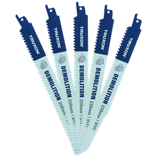 TRUXON Demolition Reciprocating Saw Blade Bi Metal 228mm 6TPI 5pk