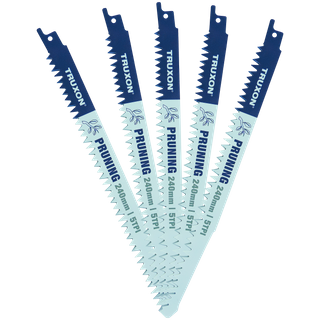 TRUXON Pruning Reciprocating Saw Blade 240mm 5TPI 5pk