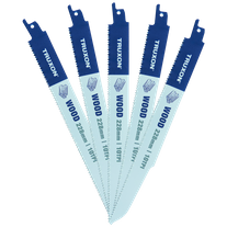TRUXON Wood with Nails Reciprocating Saw Blade Bi Metal 228mm 10TPI 5pk