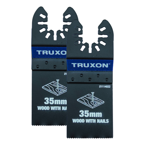 TRUXON BI Metal Multi Tool Blade Bi Metal 35mm 2pk