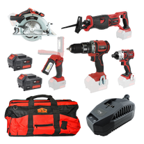 XHD Lithium Cordless Woodworking Kit 5pc Brushless 18V 5Ah