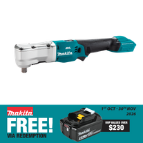 Makita LXT Cordless Impact Wrench Right Angle 1/2in Detent Pin 18V - Bare Tool