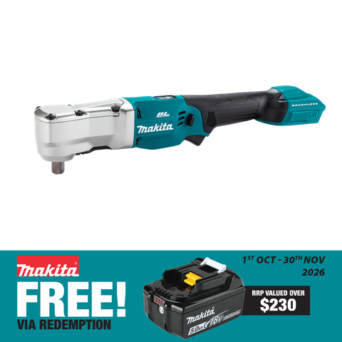 Makita LXT Cordless Impact Wrench Right Angle 1/2in Detent Pin 18V - Bare Tool