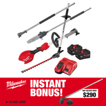 Milwaukee M18 FUEL Outdoor Power Head 3pc Kit 18V 8Ah with BONUS LTA Attachment