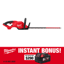 Milwaukee M18 FUEL Hedge Trimmer 24in/610mm 18V - Bare Tool with BONUS M18B5