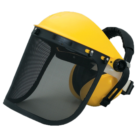 ToolShed Face Shield Wire Mesh with Earmuffs Grade 5